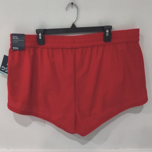 NWT DSG Women's Stride Lined Mesh Running Shorts Cherry Ice Size 2XL $20 JK290 - Picture 3 of 3
